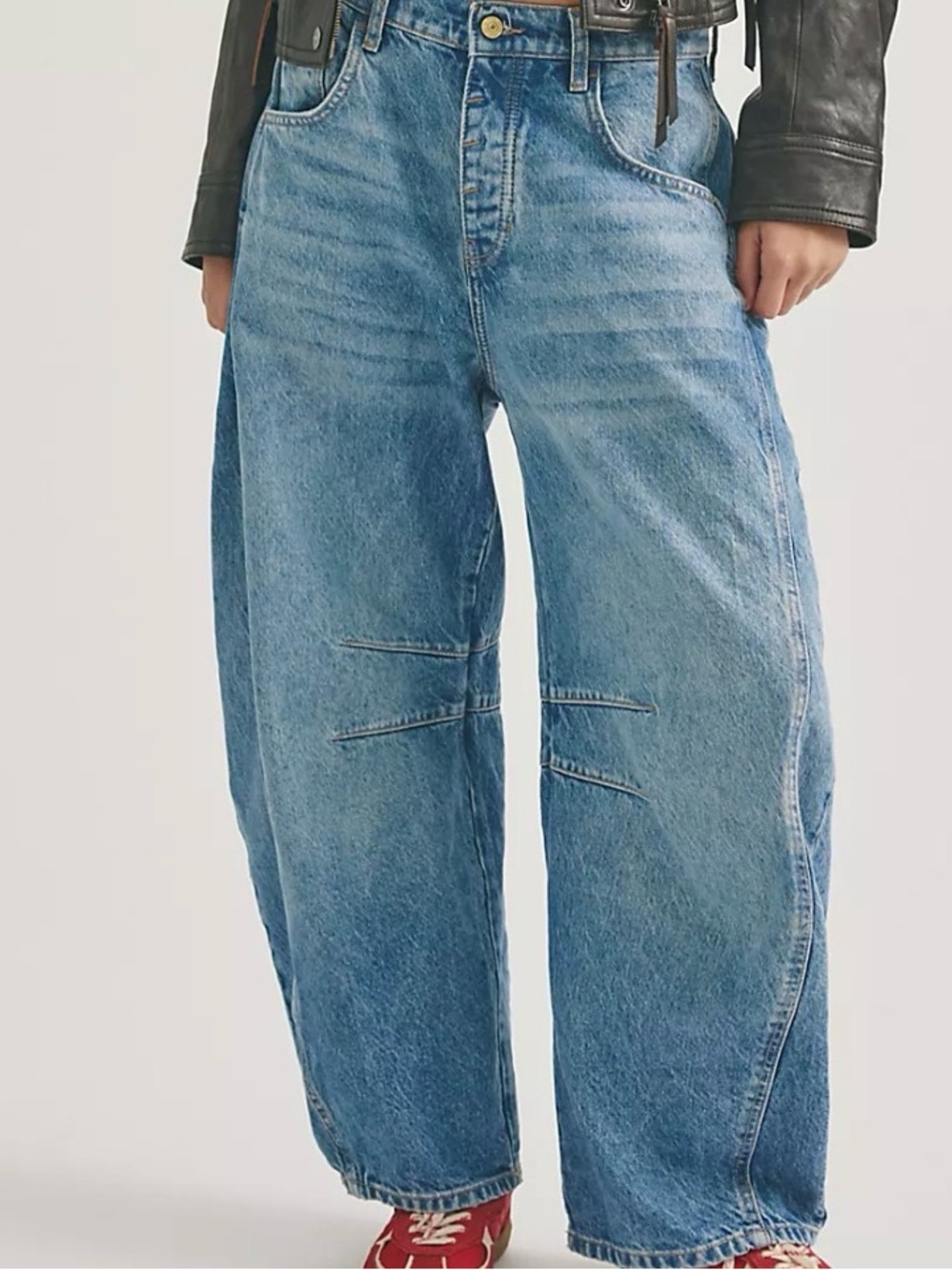We The Free Light Blue Wide-Leg Flare Jeans - Picture 3 of 14